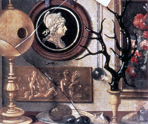  Domenico Remps Cabinet of Curiosities (detail) - Hand Painted Oil Painting