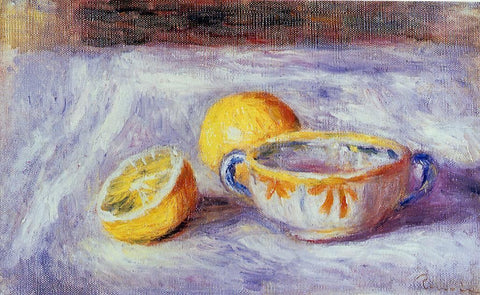  Pierre Auguste Renoir Still Life with Lemons - Hand Painted Oil Painting
