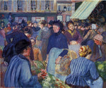  Camille Pissarro The Market at Gisors - Hand Painted Oil Painting