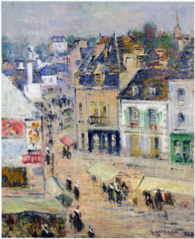  Gustave Loiseau Pont Aven - Gray Weather - Hand Painted Oil Painting