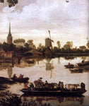  Esaias Van de Velde Ferry Boat (detail) - Hand Painted Oil Painting