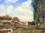  Alfred Sisley Banks of the Loing at Moret, Morning - Hand Painted Oil Painting