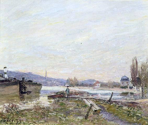  Alfred Sisley Banks of the Seine - Hand Painted Oil Painting