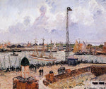  Camille Pissarro The Inner Harbor, Le Havre - Hand Painted Oil Painting