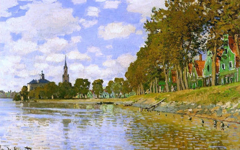  Claude Oscar Monet Zaandam - Hand Painted Oil Painting