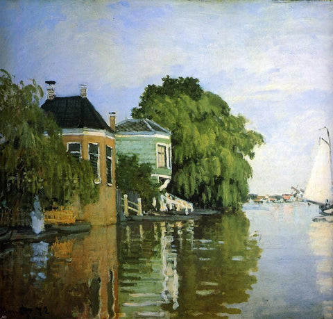  Claude Oscar Monet Zaandam (detail) - Hand Painted Oil Painting