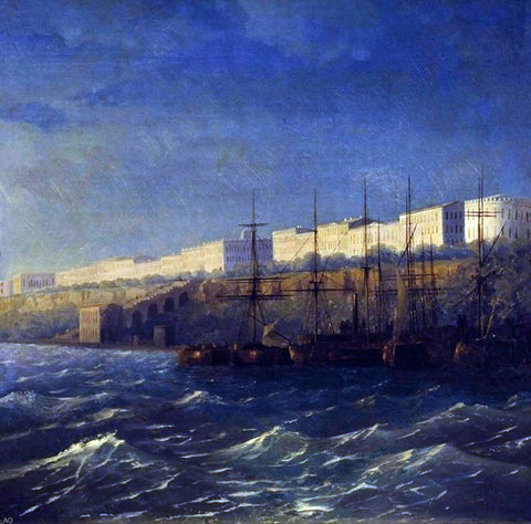  Ivan Constantinovich Aivazovsky Odessa - Hand Painted Oil Painting
