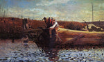  Winslow Homer Waiting for a Bite - Hand Painted Oil Painting