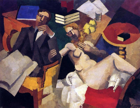 Married Life by Roger De la Fresnaye - Hand Painted Oil Painting