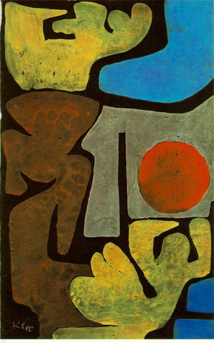 Park of Idols by Paul Klee - Hand Painted Oil Painting