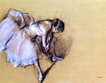 Dancer and Tambourine by Edgar Degas - Hand Painted Oil Painting
