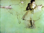 Dancers at the Old Opera House by Edgar Degas - Hand Painted Oil Painting