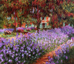 A Garden (also known as Irises) by Claude Oscar Monet - Hand Painted Oil Painting