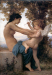 A Young Girld Defending Her Eros by William Adolphe Bouguereau - Hand Painted Oil Painting