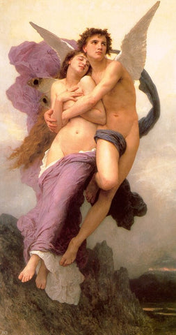 Abduction of Psyche by William Adolphe Bouguereau - Hand Painted Oil Painting