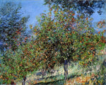 Apple Trees on the Chantemesle Hill by Claude Oscar Monet - Hand Painted Oil Painting