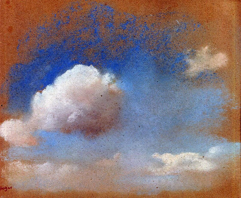 Sky Study by Edgar Degas - Hand Painted Oil Painting
