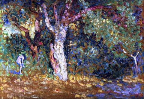Study for 'In the Woods with Female Nude' by Henri Edmond Cross - Hand Painted Oil Painting
