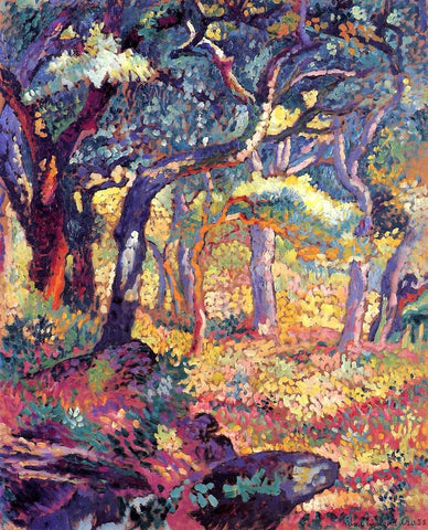 Study for 'The Clearing' by Henri Edmond Cross - Hand Painted Oil Painting