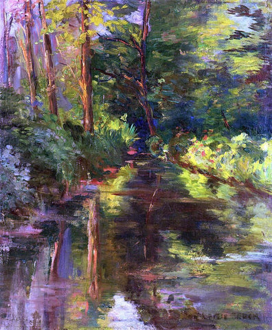 The River Ept by John Leslie Breck - Hand Painted Oil Painting