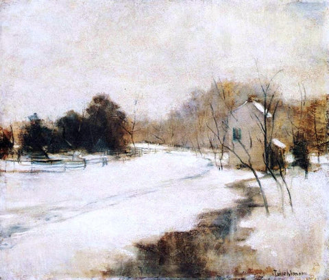 Winter in Cincinnati by John Twachtman - Hand Painted Oil Painting