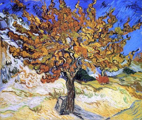 A Mulberry Tree by Vincent Van Gogh - Hand Painted Oil Painting