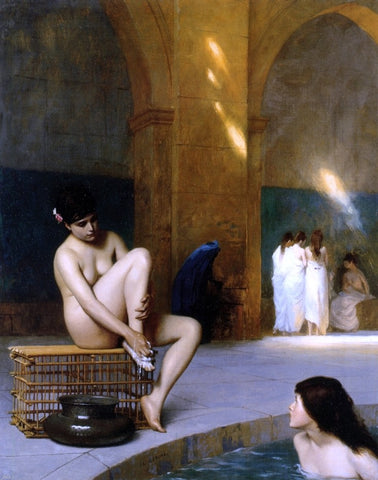 Nude Woman by Jean-Leon Gerome - Hand Painted Oil Painting