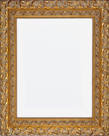 Designer Ornate Gold Finish Frame, 4 1/2" wide