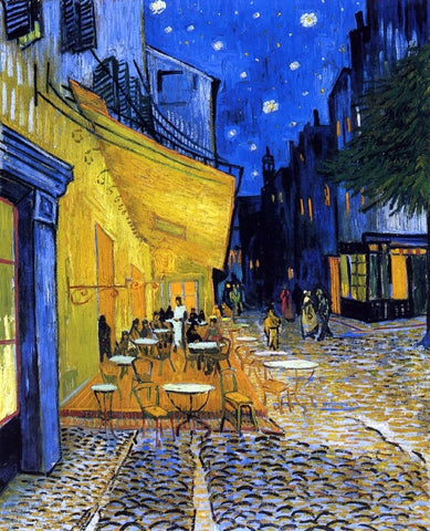 A Café Terrace on the Place du Forum by Vincent Van Gogh