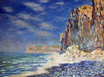 A Cliff near Fecamp by Claude Oscar Monet - Hand Painted Oil Painting