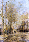  Jean-Francois Raffaelli A Boulevard - Hand Painted Oil Painting
