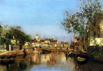  Martin Rico Y Ortega A Canal near the Isle of Giudecca, Il Redentore in the Distance - Hand Painted Oil Painting