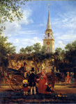  Edward Lamson Henry Chat After Meeting - Hand Painted Oil Painting