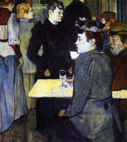  Henri De Toulouse-Lautrec A Corner in the Moulin de la Galette - Hand Painted Oil Painting