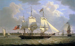  Robert Salmon A Mail Packet with Other Shipping off Liverpool - Hand Painted Oil Painting