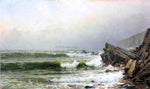  William Trost Richards A Misty Morning on the Channel Coast, England - Hand Painted Oil Painting