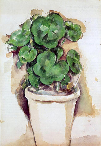  Paul Cezanne A Pot of Geraniums - Hand Painted Oil Painting