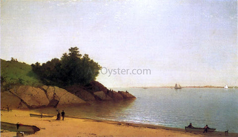  John Frederick Kensett A Quiet Day on the Beverly Shore - Hand Painted Oil Painting