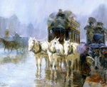 Ulpiano Checa Y Sanz A Rainy Day - Hand Painted Oil Painting