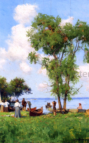  Julian Onderdonk A Thousand Islands, St. Lawrence River - Hand Painted Oil Painting