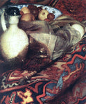  Johannes Vermeer A Woman Asleep at Table [detail: 3] - Hand Painted Oil Painting