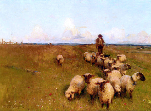  Walter Frederick Osborne Across The Downs - Hand Painted Oil Painting