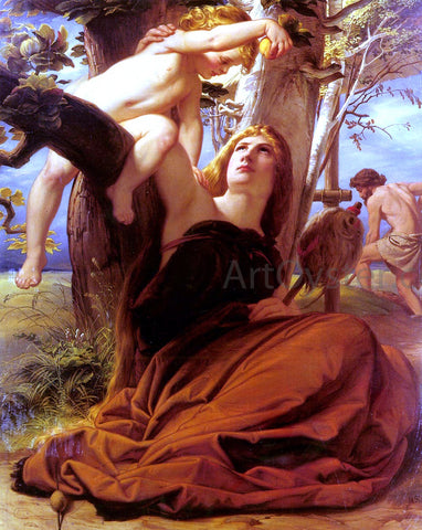  Edward Jakob Von Steinle Adam and Eve after the Fall - Hand Painted Oil Painting