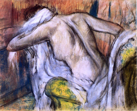  Edgar Degas After the Bath, Woman Drying Herself - Hand Painted Oil Painting