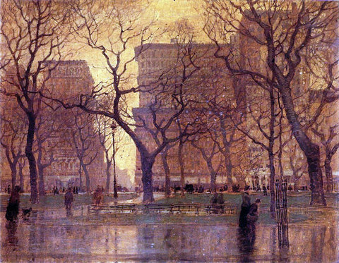  Paul Cornoyer After the Rain - Hand Painted Oil Painting