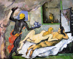  Paul Cezanne Afternoon in Naples with a Black Servant - Hand Painted Oil Painting
