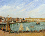  Camille Pissarro Afternoon, Sun, the Inner Harbor, Dieppe - Hand Painted Oil Painting