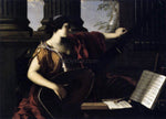  Laurent De La Hire Allegorical Figure of Music - Hand Painted Oil Painting