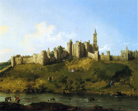  Canaletto Alnwick Castle - Hand Painted Oil Painting