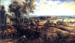  Peter Paul Rubens An Autumn Landscape with a View of Het Steen - Hand Painted Oil Painting